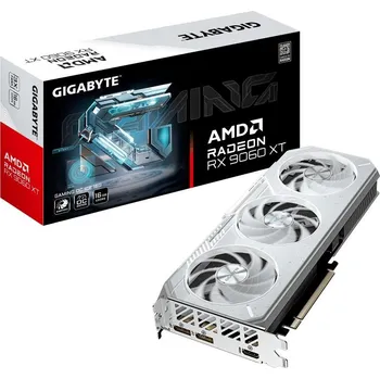 Grafická karta GIGABYTE VGA AMD Radeon RX 9060 XT GAMING OC ICE 16G, 16G GDDR6, 2xDP, 1xHDMI GV-R906XGAMINGOCICE-16GD