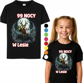 Chlapecké tričko DĚTSKÉ TRIČKO 99 NOCÍ V LESE ROBLOX HRA PRO DĚTI VEL. L 152cm + TETOVÁNÍ