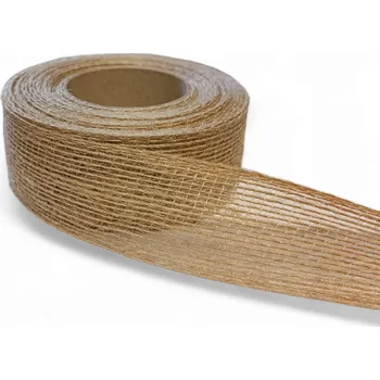Stuha Stuha jutová gáza 4 cm x 8,2 m - 2 přírodní