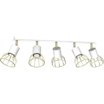 Milagro Stropní svítidlo Dante 5x mini GU10 Bílá / Zlatá stropní svítidlo MLP7