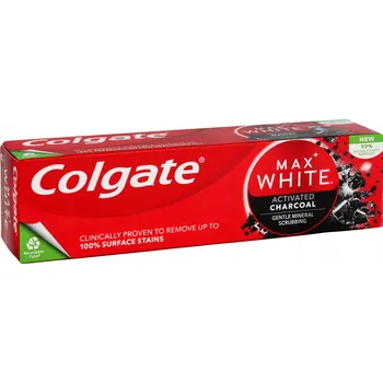 zubní pasta Colgate Max White Charcoal zubní pasta 75 ml