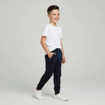 CHLAPECKÉ TEPLÁKY ZATEPLENÉ FLEECEM GT8682 Velikost: 146, Barva: Tmavě modrá