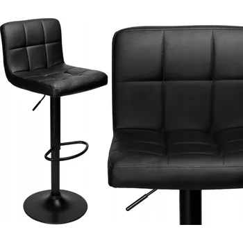 Barová židle Barová Židle eHokery černý 107 cm umělá kůže