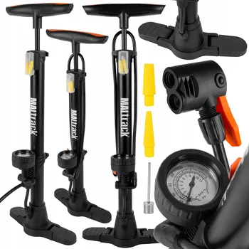 pumpička Podlahová pumpa MalTrack Cyklistická pumpa B-Pump200 černá