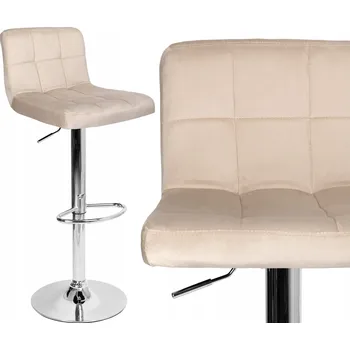 Barová židle Barová Židle eHokery , odstíny béžové, látka 107 cm