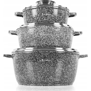 Sada nádobí Sada hrnců Elitehoff keramická, 6 ks