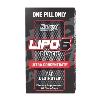 Spalovač tuku Nutrex Lipo 6 Black Ultra Concentrate 60 kapslí - spalovač tuku