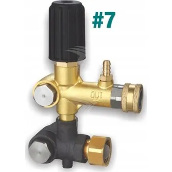 Ventil Samonasávací vypouštěcí ventil s obtokovým regulátorem (By-pass) pro vodní čerpadla myček Waspper