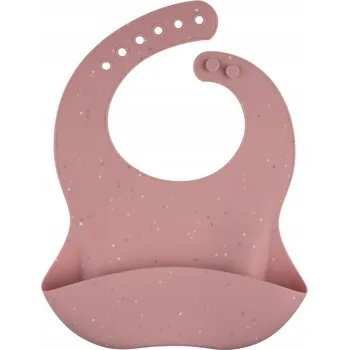 Canpol babies silikonový bryndák s kapsou DOTS 51/029_pin