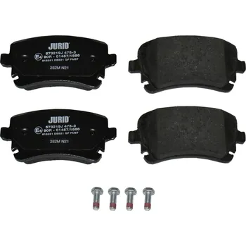 Brzdová destička Sada brzdových destiček, kotoučová brzda JURID 573219J