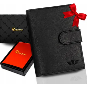 Peněženka Peněženka Reverse z pravé kůže černá - muž