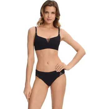 Podprsenka Dámská braletka bez kostice Lacy Skin Marc&André W24-1464 černá velikost 38