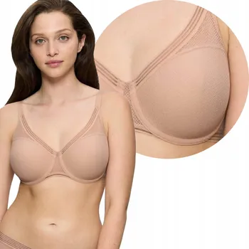 Dámské spodní prádlo Triumph podprsenka s měkkými košíčky béžová velikost 90C