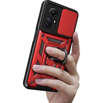 Pouzdro na mobilní telefon Zadní Kryt RCBR pro Xiaomi Redmi Note 12S 4G MIL PANCERNE CASE červený