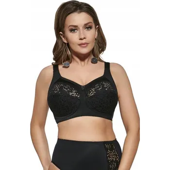 Dámské spodní prádlo Viki Měkká podprsenka bez kostic Krystyna 579 černá 75D