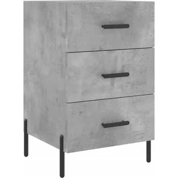Noční stolek VidaXL Noční stolek , betonu šedý, 40x40x66 cm