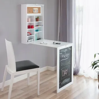 Psací stůl Obdélníkový psací stůl InnovaGoods 93 x 50 x 155 cm bílý