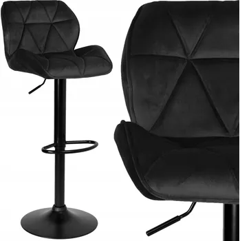 Barová židle EHokery černá Barová Židle 107 cm látková