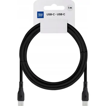 Datový kabel Kabel Blue Star USB-C - USB-C 1 m černý