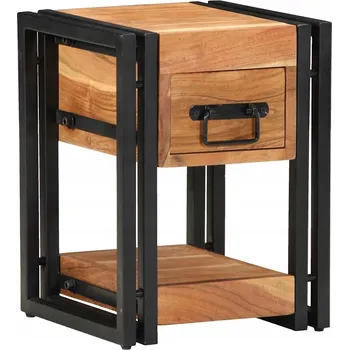 Noční stolek Noční stolek 2 ks 30x30x40 cm z masivního akáciového dřeva