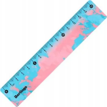 pravítka Školní plastové pravítko Berlingo 15 CM