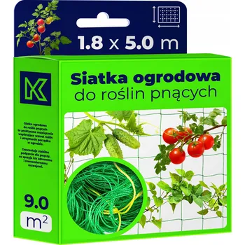 Opora na rostlinu SÍŤKA NA ROSTLINY ZELENINY RAJČAT POPÍNAJÍCÍCH OKURKY ZAHRADNÍ PODPĚRA 3,6x1,8 m