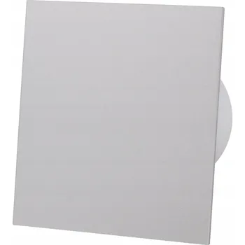 Domácí ventilátor Nástěnný/stropní ventilátor ABS šedý lesklý s časovačem a vypínačem, průměr 100 mm