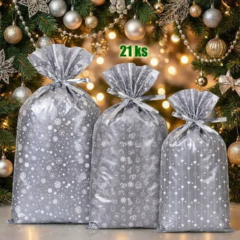 21x sáček dárkový metalický