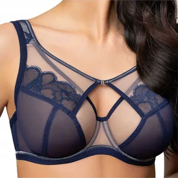 Dámské spodní prádlo Gorsenia podprsenka měkká modrá velikost 105D