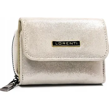 Peněženka Lorenti dámská peněženka z pravé kůže, stříbrná