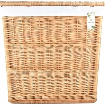 Koš na prádlo Volně stojící koš na prádlo Sklep Wiklinowy 37 l, béžový