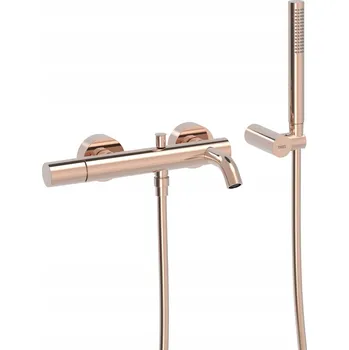 Vodovodní baterie Nástěnná vanová baterie Tres zlatá