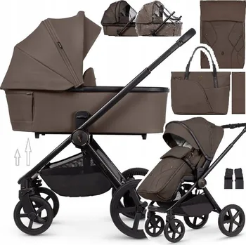 Kočárek Venicci Tinum Upline 2 kočárek 2v1 adaptéry zabudované &fot Taška Spací pytel Stone Beige