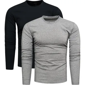 Pánské tričko Recea Pánská sada triček Shehohl černo-šedá L