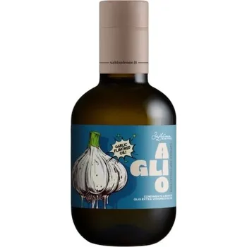 Rostlinný olej EVO Sabino Leone Condimento Aglio 250ml (Ochucený olivový olej extra vergine s česnekem)