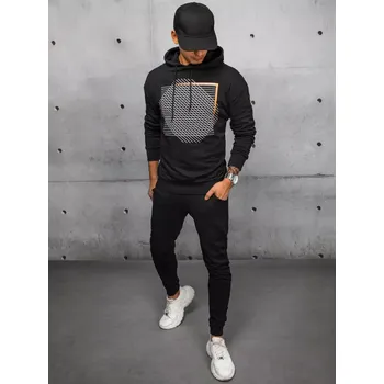 Dstreet Pánská souprava Topden černá M AX0689 44967