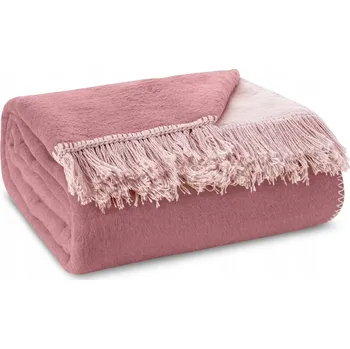 Přehoz na lůžko Deka 220x240 akryl bavlna přehoz na postel pohovku duo Akryl1 s třásněmi