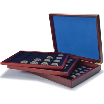 Obal pro sběratelský předmět Leuchtturm VOLTERRA TRIO deLuxe - pro 60 investičních mincí