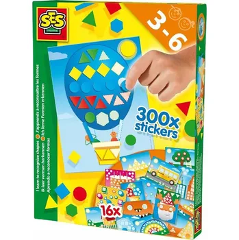 kreativní sada Sada pro učení se vybarvování SES geometrické tvary