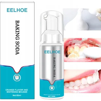 Dentální hygiena PĚNIVÁ ZUBNÍ PASTA, KTERÁ BĚLÍ ZUBY, ODSTRAŇUJE ŽLUTÝ POVLAK A SKVRNY.