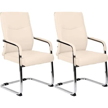 Barová židle LRCZ Sada 2 návštěvnických židlí Hobart Barva: Zelená, Materiál: Imitace kůže