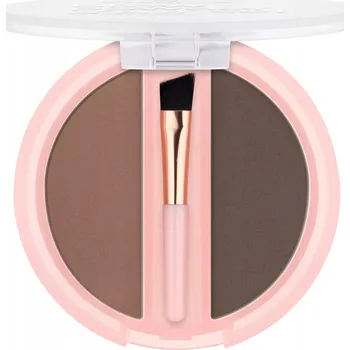 Přípravek na oči ESSENCE Brow Powder Duo Set pudrová sada na obočí 02 Medium 1,8ml