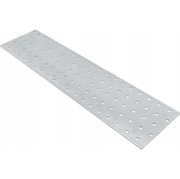 Obraz Perforovaná deska ocel 8 cm x 22 cm, délka 22 cm, tloušťka 2 mm