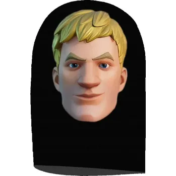 Pleťová maska Maska na obličej Jonesy, látková ninja maska, černá