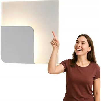 Nástěnné svítidlo Nástěnné svítidlo Italux bílé s integrovaným LED zdrojem 3,6 W