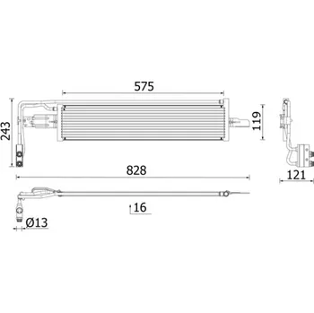 Motor automobilu Chladič oleje, automatická převodovka MAHLE CLC 319 000P