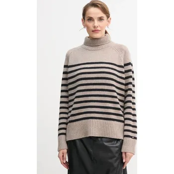 Pánské oblečení Vlněný svetr Tommy Hilfiger WW0WW46413 béžová 80X, vel. L