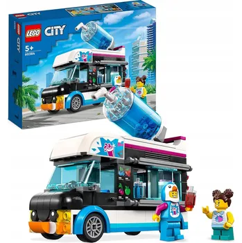 Stavebnice LEGO LEGO City 60384 Pingwiní dodávka s ledovou tříští, pojízdné občerstvení, piknik 5+