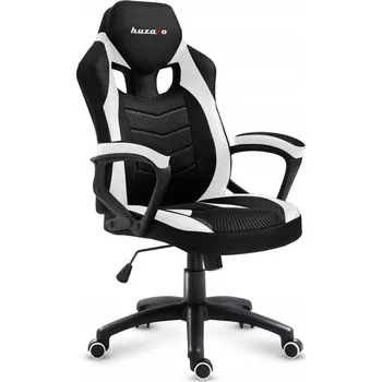 Herní příslušenství Herní křeslo Huzaro FORCE 2.5 White Mesh látkové, černo-bílé
