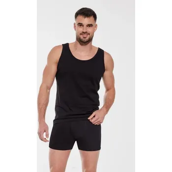 Cornette tílko AUTHENTIC s kulatý výstřihem na ramínka černé velikosti XXL